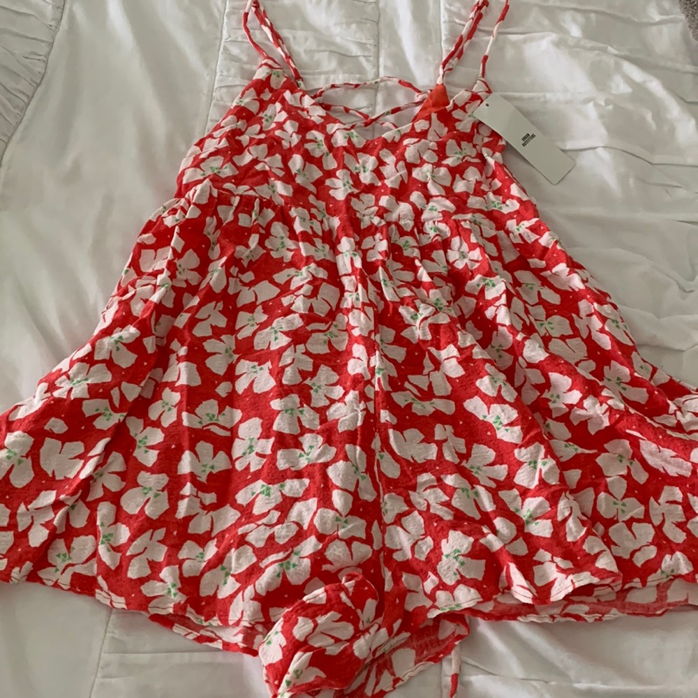 NWT urban outfitters floral romper!